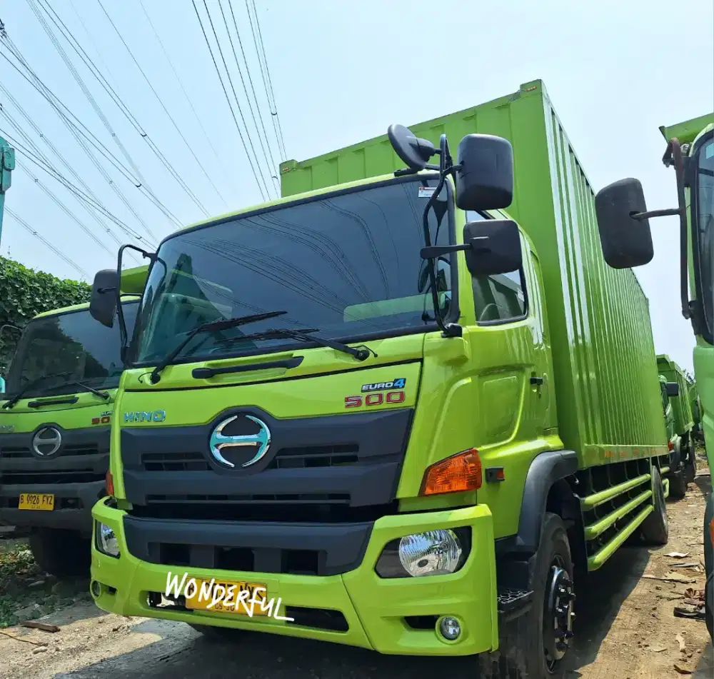 Hino lohan 500 FG 260 JS Box Besi 8.5m Bio Solar 6ban Long Fuso GIGa