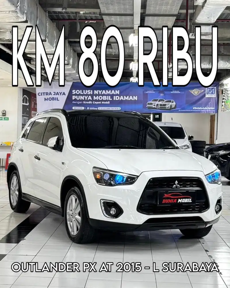KM 80rb - OUTLANDER PX 2015 MITSUBISHI Bisa Tukar Tambah 2014 / 2013