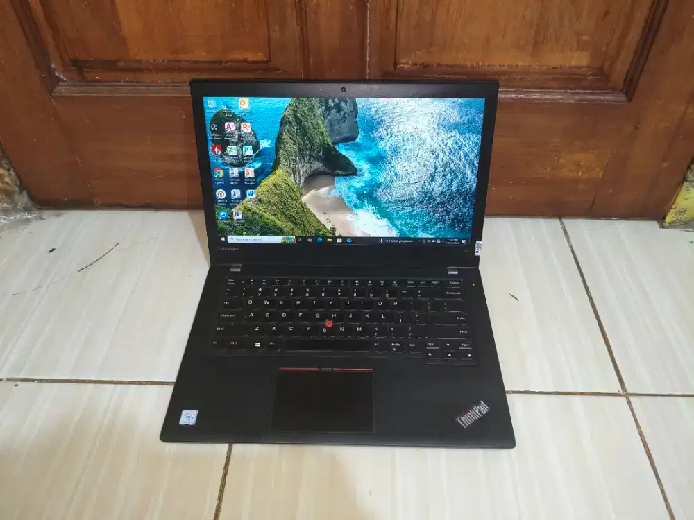 Laptop Lenovo Thinkpad T470 core i5 gen7 Ram 8gb SSD 128gb LayarFullHD
