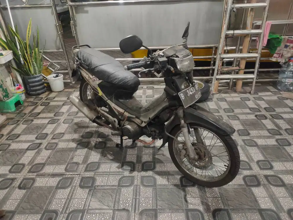 Jual Motor Kawasaki Kaze 2002 Apa Adanya Surat Lengkap