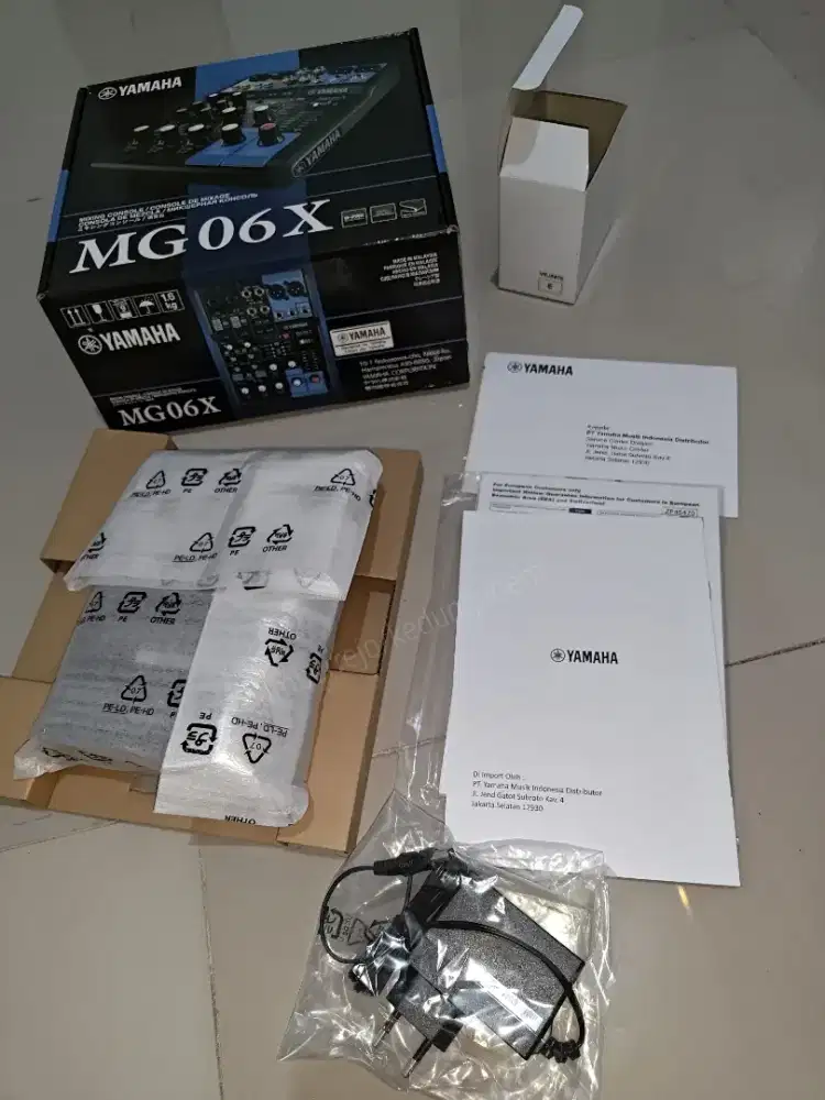 Mixer Audio Yamaha MG06X 6-Channel Original - Kondisi BNOB Baru Gress