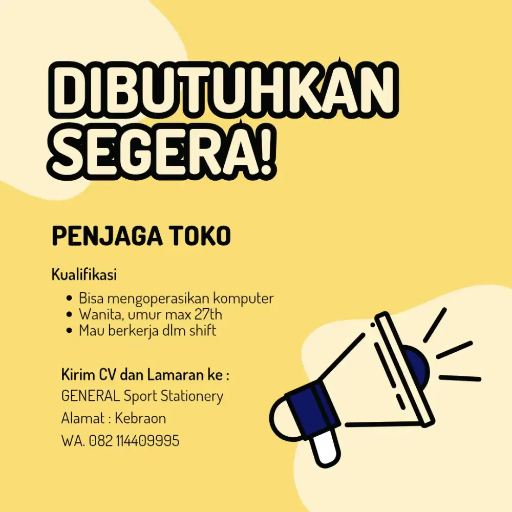Lowongan pekerjaan