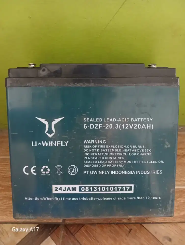 Di jual Batrei 12v 20ah ORI uwinfly