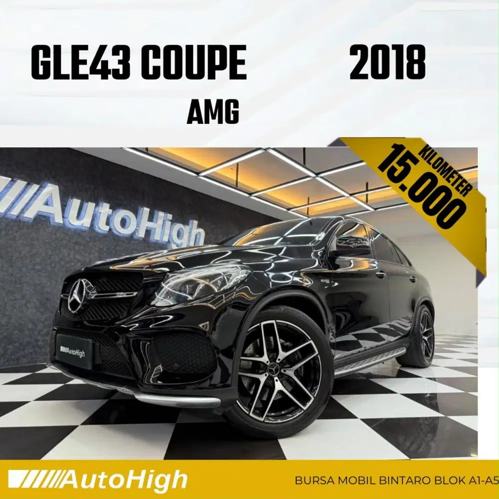 DP10% [Km15.000] GLE43 Coupe AMG 2018 /GLE Coupe Reg 2017 #AUTOHIGH