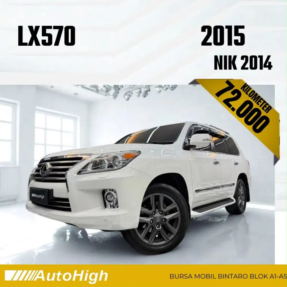 DP10% [Km72.000] LX570 Luxury 2014 White /LX 570 Reg 2015 #AUTOHIGH