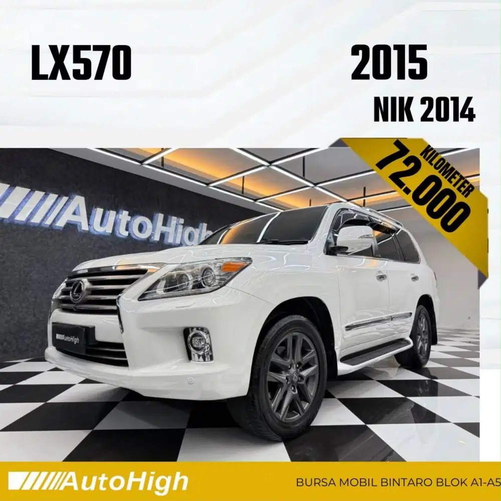 DP10% [Km72.000] LX570 Luxury 2014 White / LX 570 Reg 2013 #AUTOHIGH