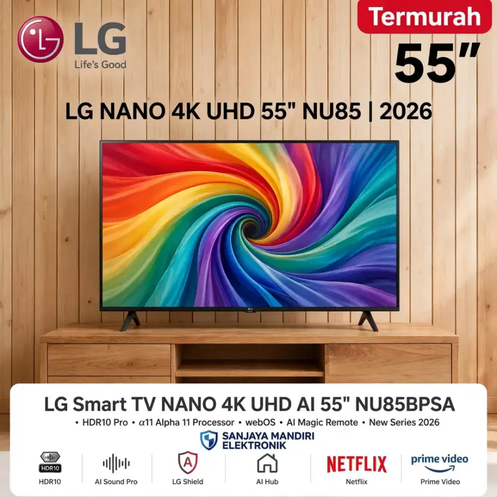 LG NANO 4K UHD 55 Smart TV WebOS 2.1 55UN855B Dolby Youtube Neflix HD