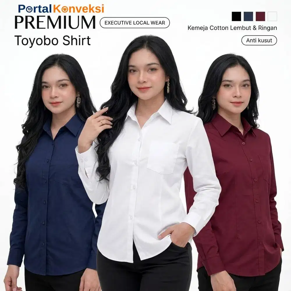 Grosir kemeja pria dan kemeja wanita harga terjangkau