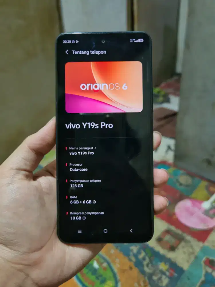 Vivo Y19s Pro 6+6/128