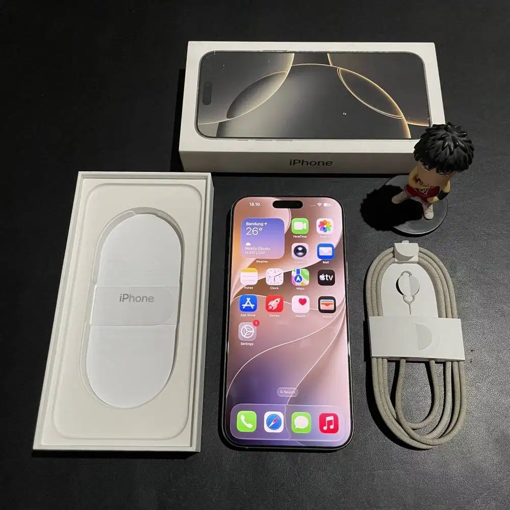 iPhone 16 Pro Max 256gb Ex iBox Natural Titanium Fullset Original