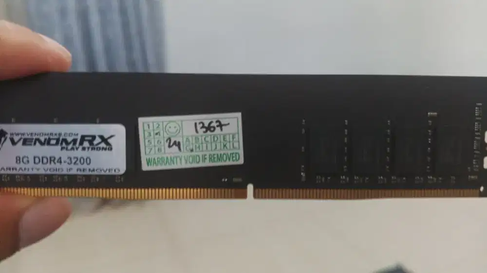 Ram venom RX 8gbx2 DDR 4 3200mzh