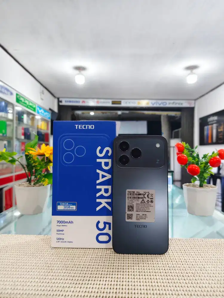 Tecno Spark 50 Ram 12Gb (4+8Gb) 128Gb Fullset Like New Original Bergar