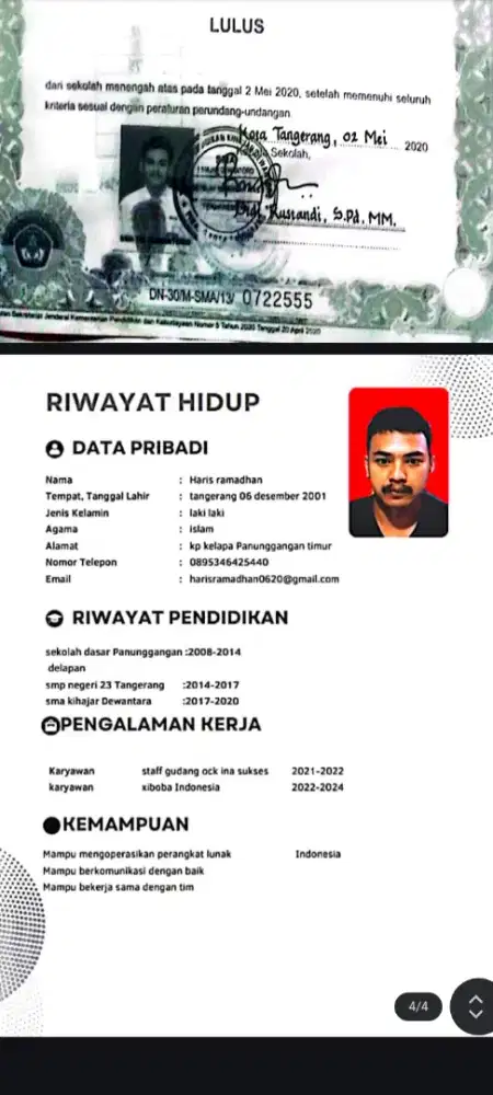 Mencari pekerjaan