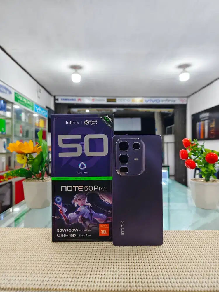 Infinix Note 50 Pro Ram 8+8Gb/ 256Gb Fullset Original Mulus Bergaransi