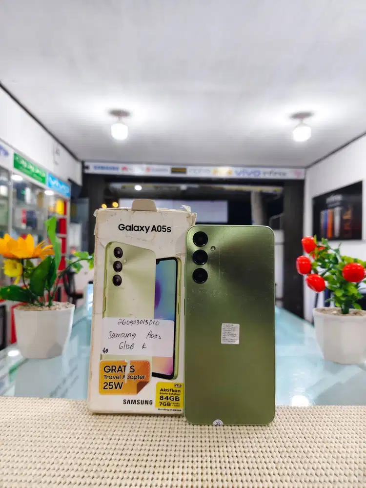 Samsung A05s Ram 6+6Gb/ 128Gb Fullset Original Mulus Bergaransi