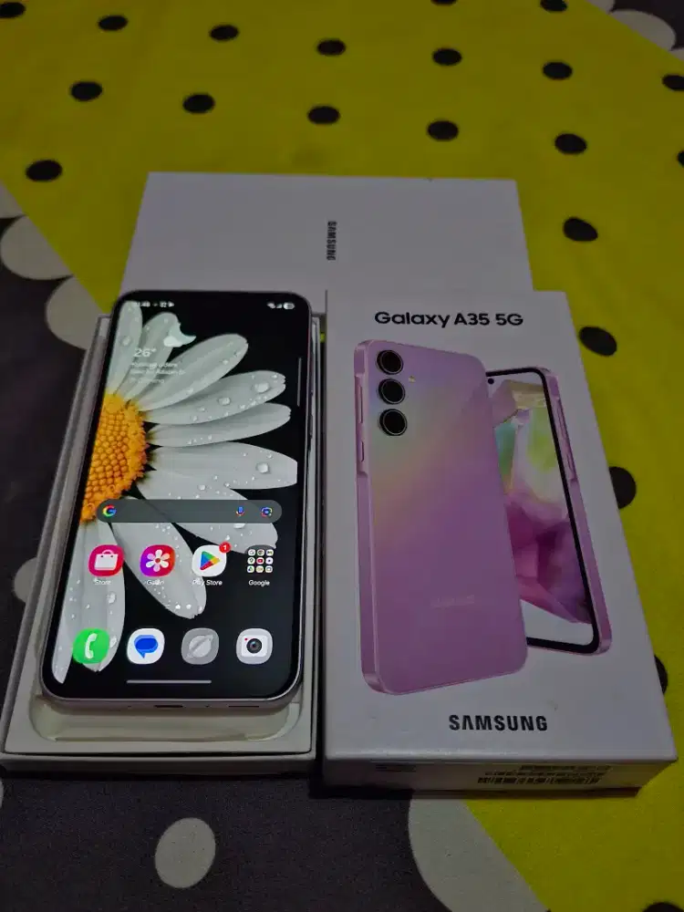 SAMSUNG A35 5G Ram 8/256GB Resmi SEIN Fullset Lokasi PAMULANG UNPAM