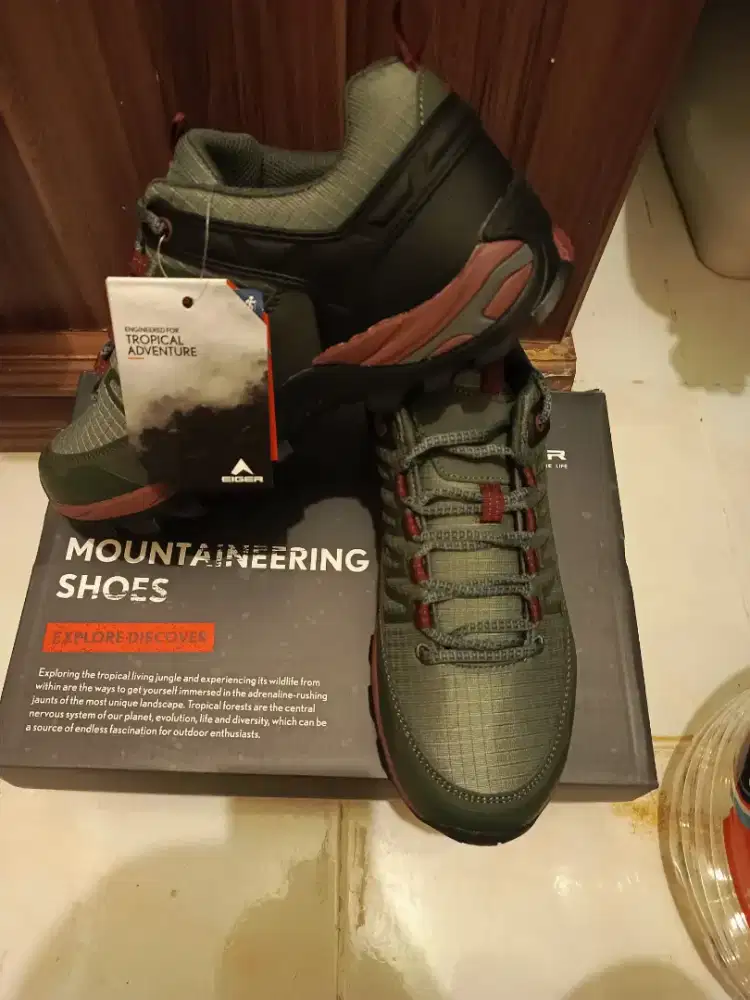 Di jual sepatu Eiger original hiking trail run