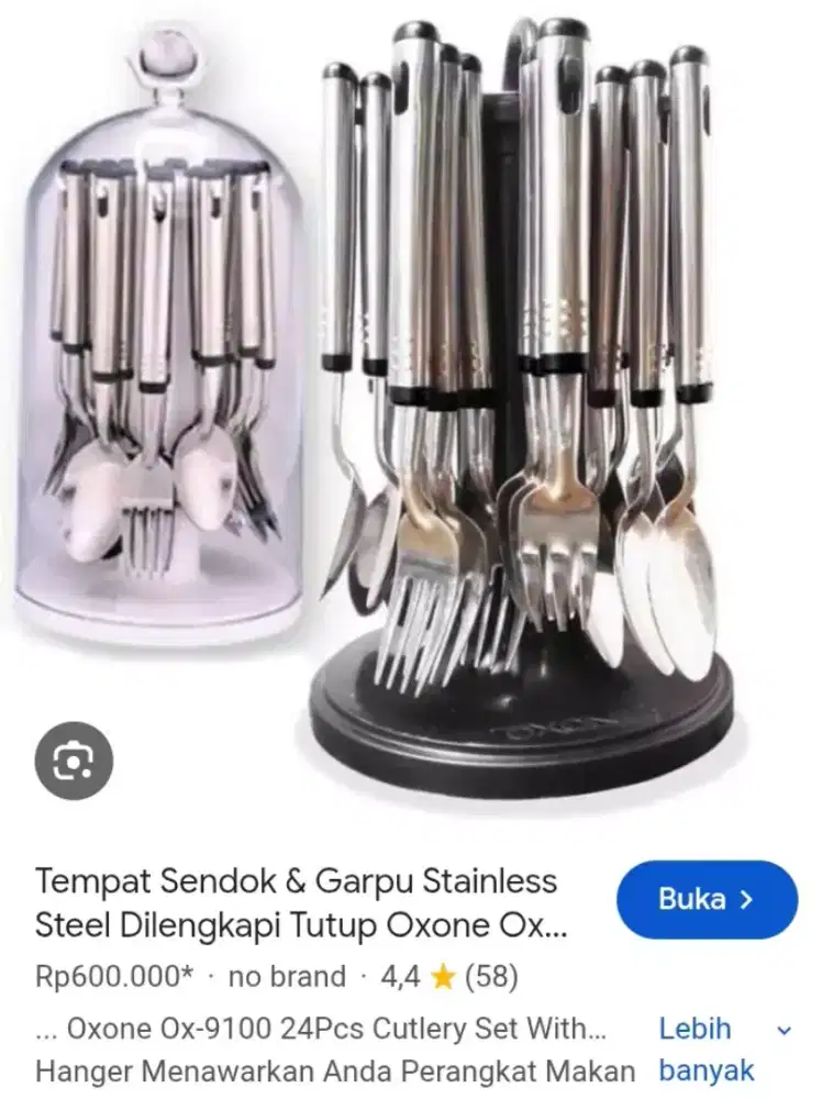SENDOK & GARPU MAKAN DNG TUTUP