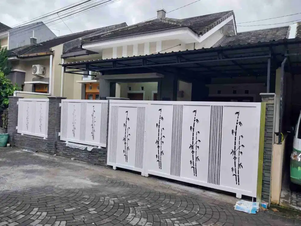 disewakan rumah minimalis full furnish dalam perumahan dekat candi sambisari
