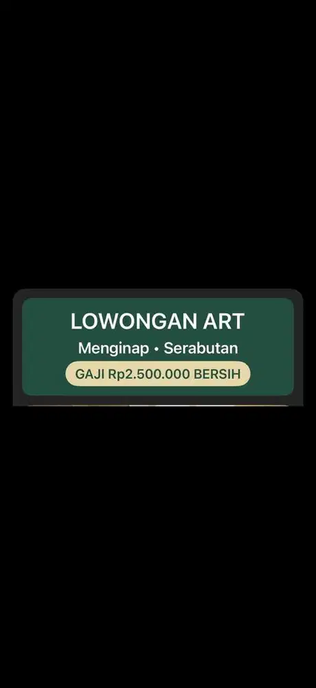 LOKER ART MENGINAP