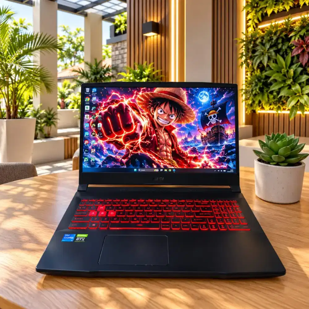MSI KATANA GF66 [GEN 11] SSD 512GB Original DUAL VGA Nvidia RTX 3050