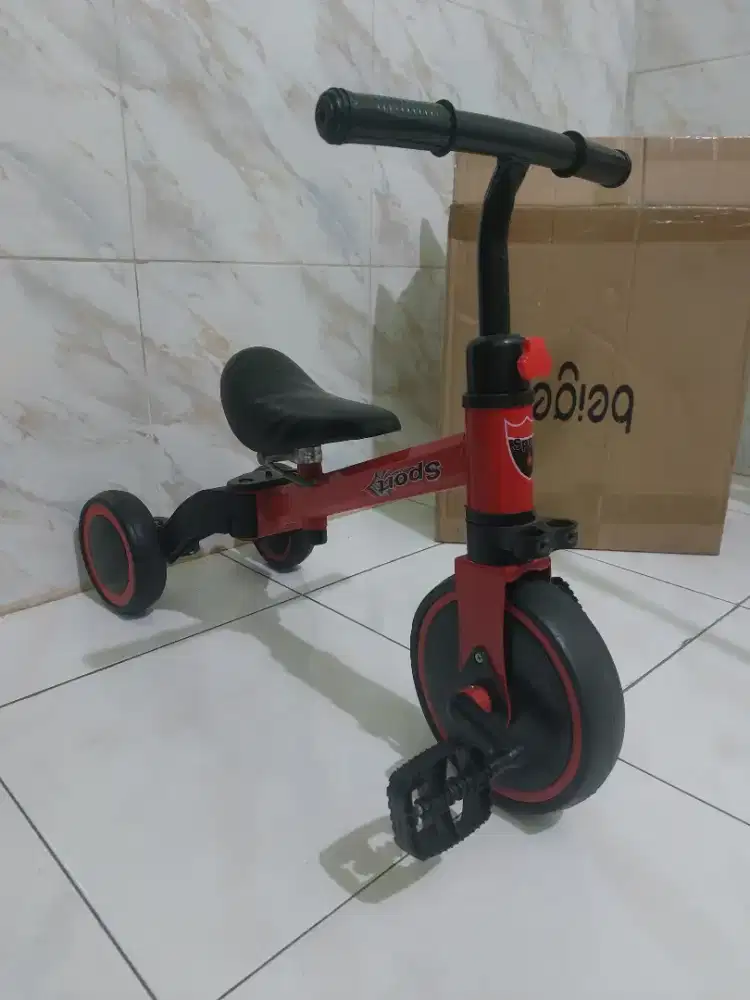 Sepeda anak multifungsi 3-in-1 (balance bike, tricycle)