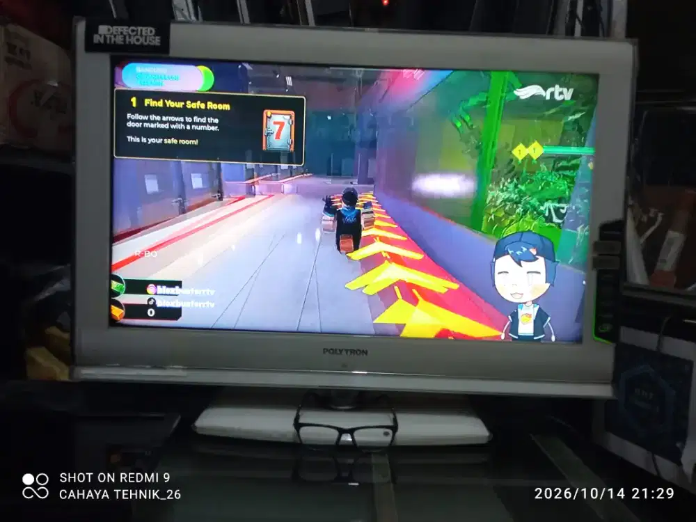 tv Polytron 32 analog white
