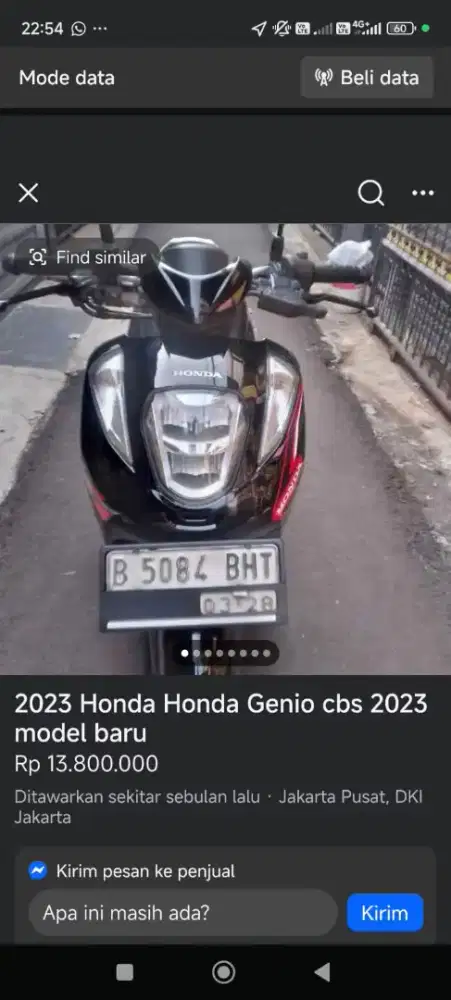 HONDA GENIO CBS 2023 DKI JAKARTA