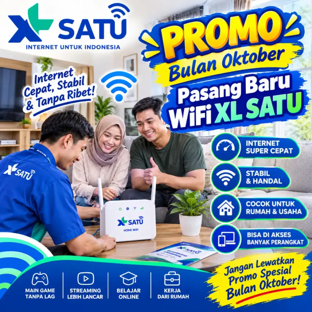 Promo pasang baru Wifi XL SATU