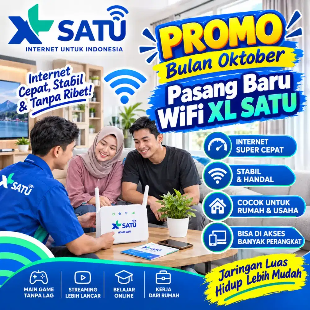 Melayani pasang baru Wifi XL SATU