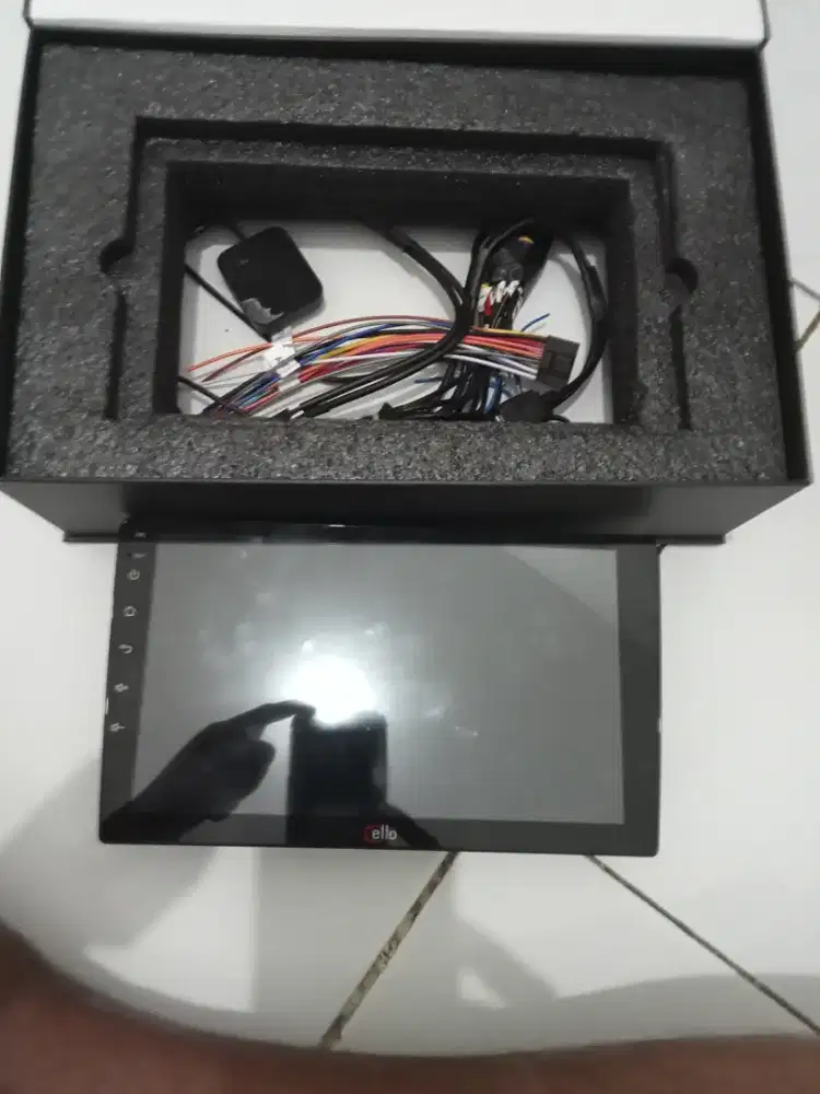 Satu head unit android 2 speaker depan 2spiker belakang