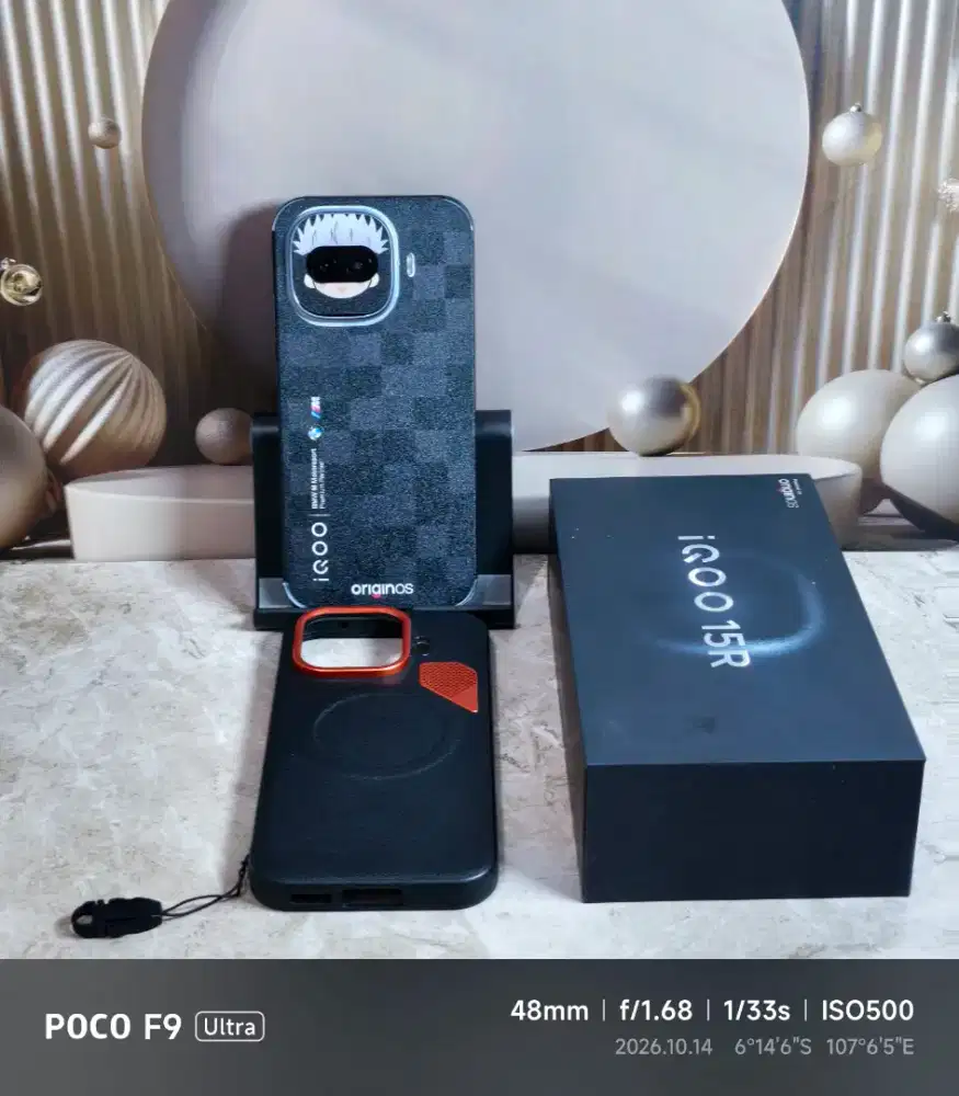 Iqoo 15R 12/512gb silver garansi februari 2028