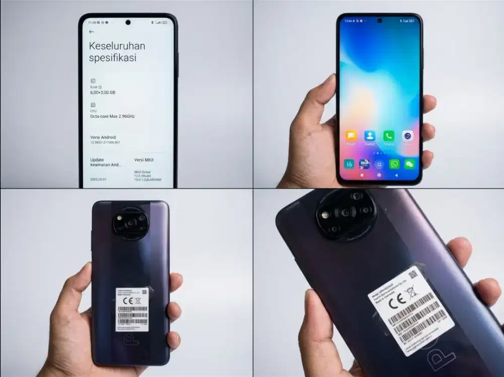 Hp Poco X3Pro ram 6+2