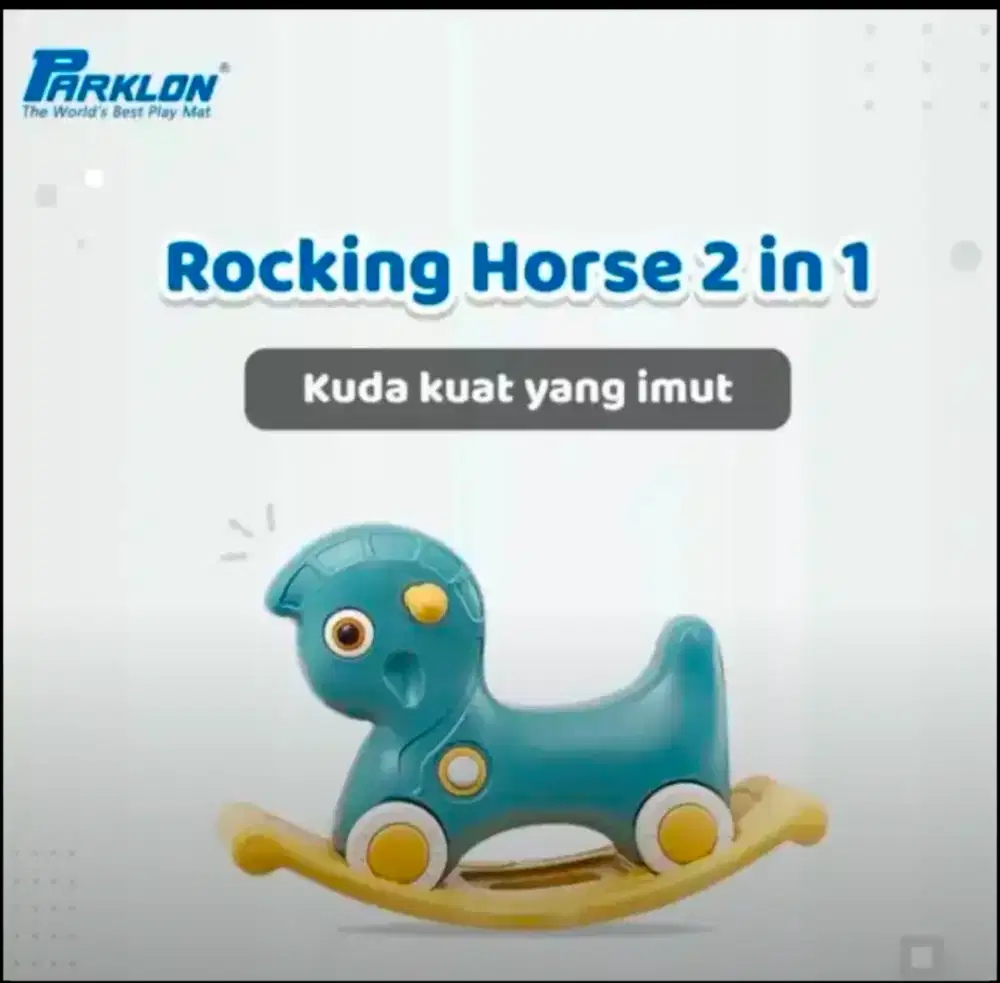 Parklon Rocking Horse 2 In 1 Kuda Ayunan Multifungsi