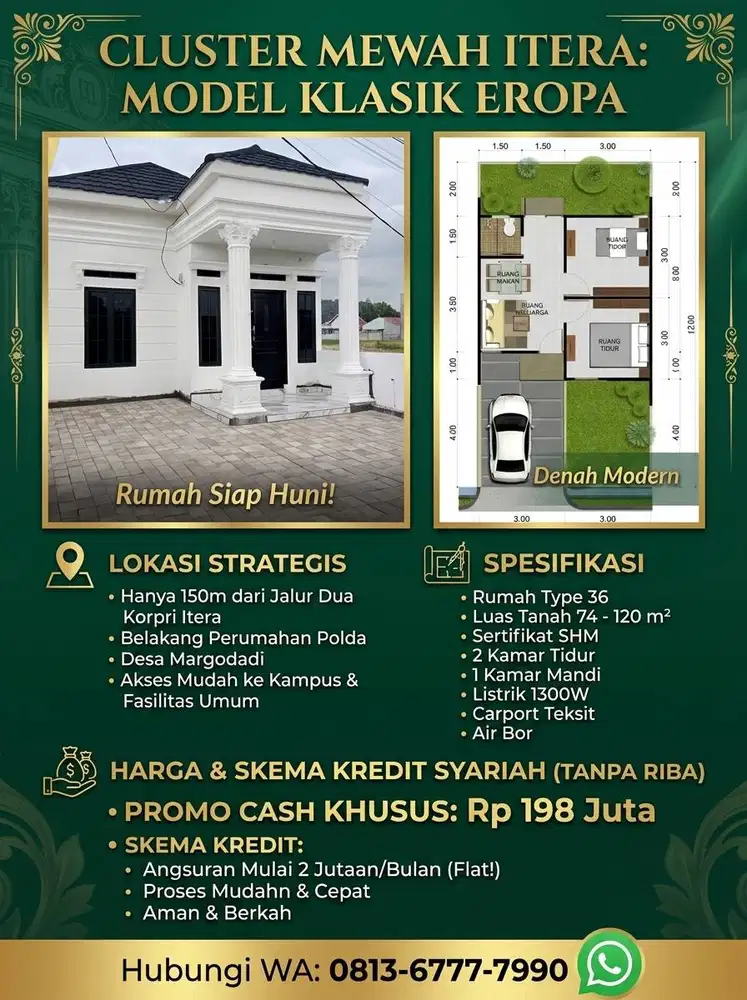 CLUSTER MEWAH  ITERA