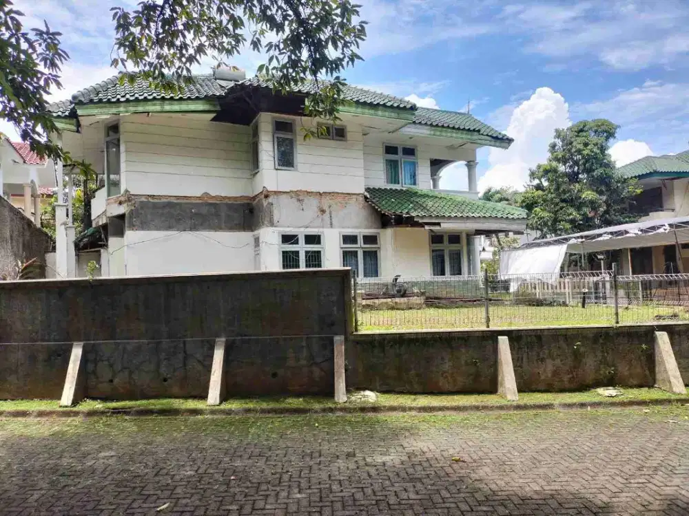Rumah Hoek Murah Hitung Tanah Bawah NJOP Bogor Raya Lakeside Akses Jagorawi Pajajaran