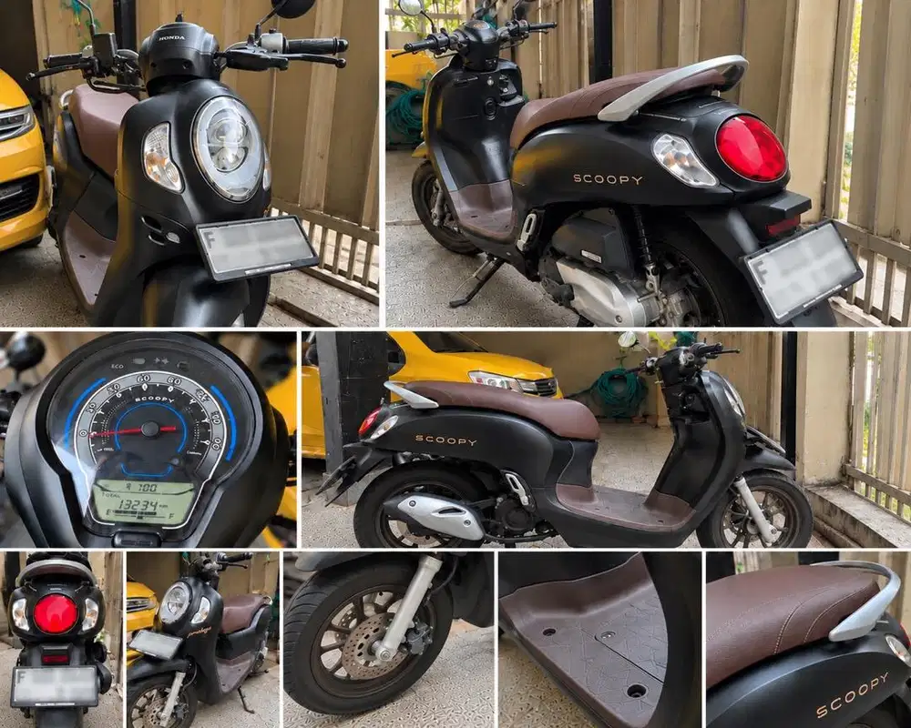Honda Scoopy Prestige 2024 Hitam Doff, KM 13.234, Pajak Aktif