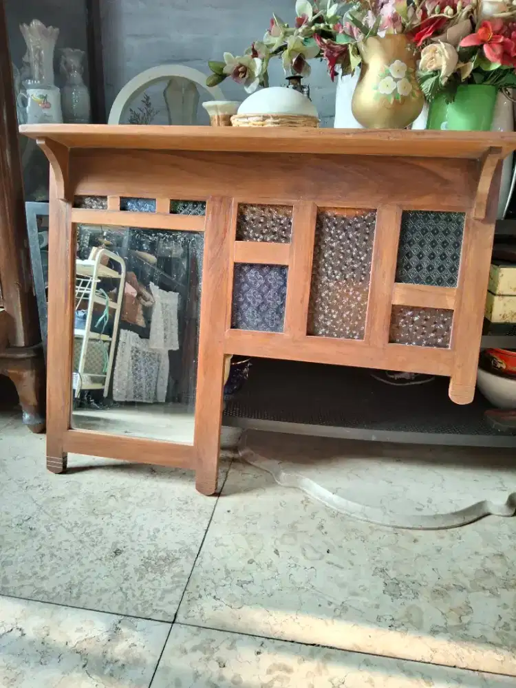 Cermin Jati Tua Vintage