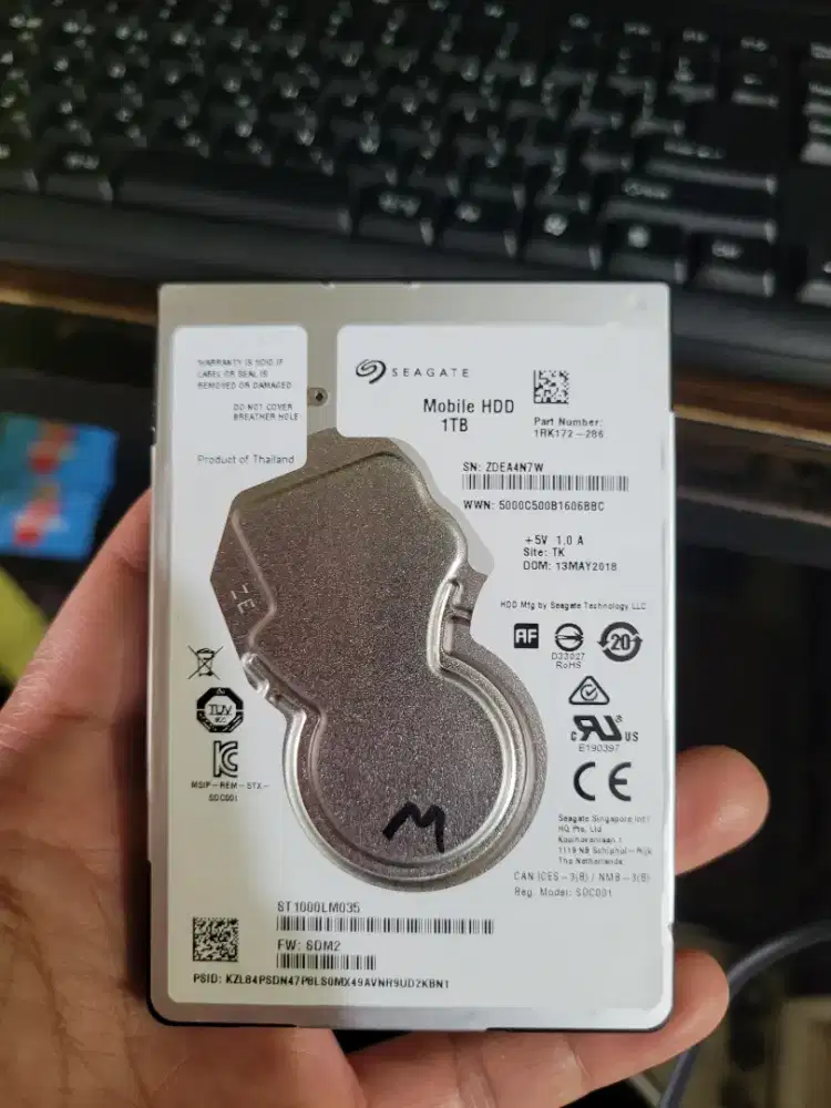 Harddisk Laptop 1Tera 1TB  copotan laptop
