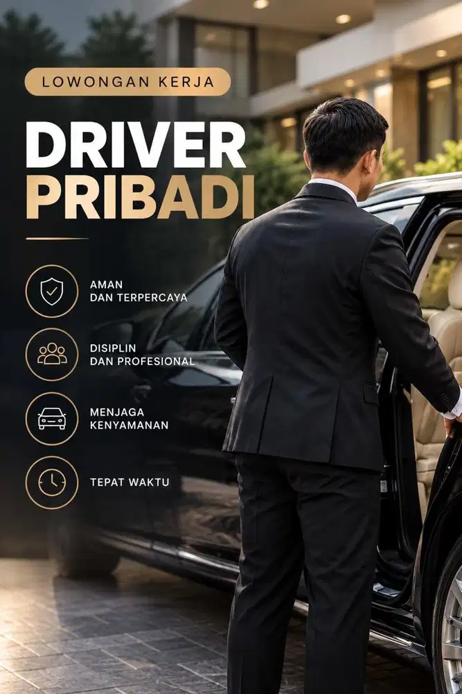 Lowongan Driver/Supir Pribadi