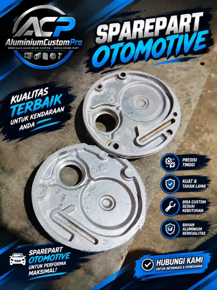 Sparepart Otomotif Custom Aluminium