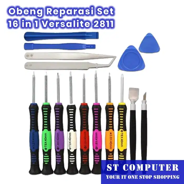 Obeng Reparasi Set 16 in 1 Versalite 2811