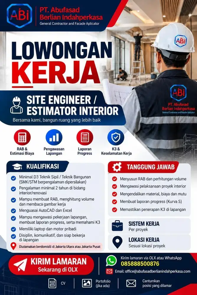 Lowongan Site Enginer