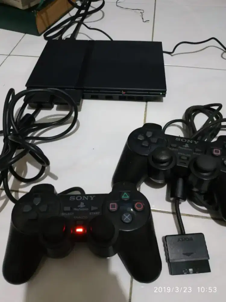 PS 2 kondisi nyala