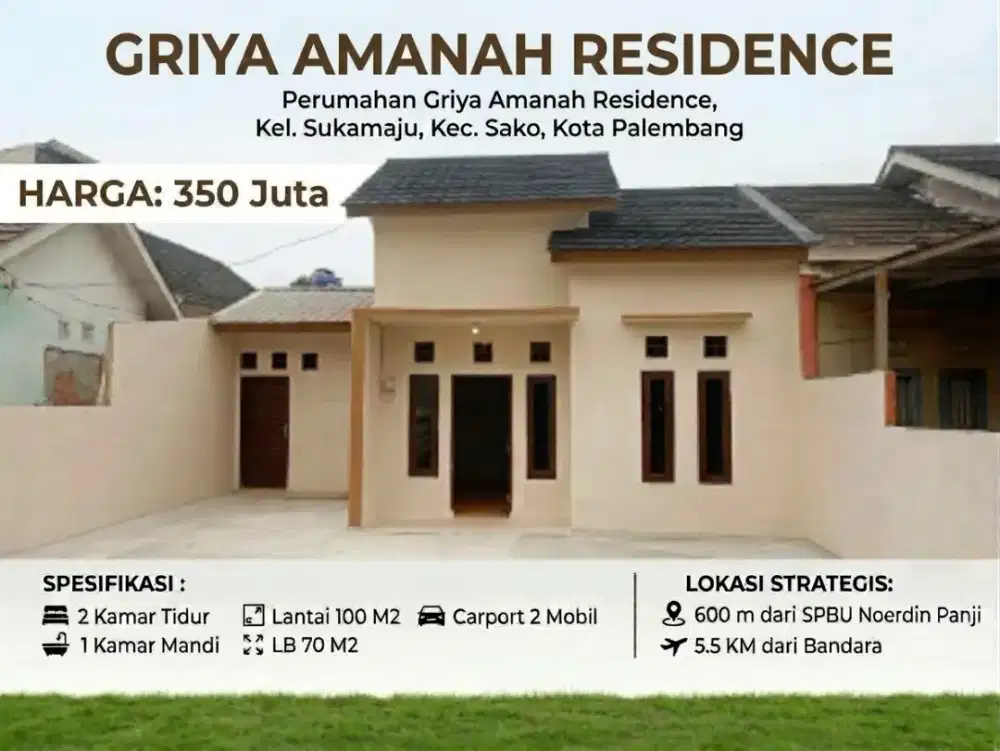 Rumah dijual siap huni