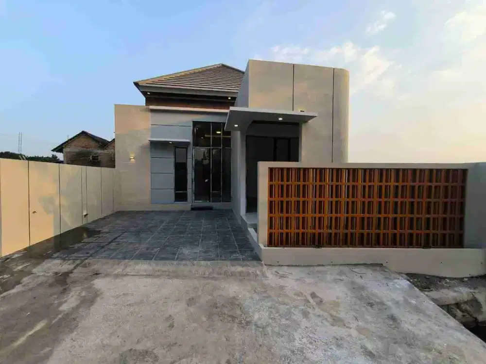RUMAH BARU DEKAT RSA UGM DESAIN MODERN INDUSTRIAL