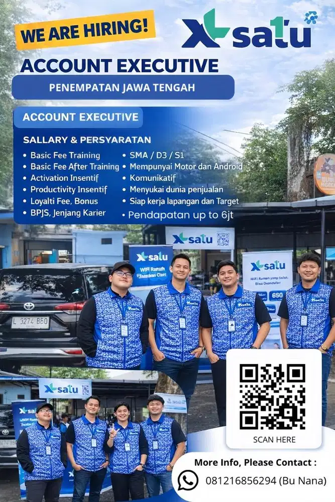 Account Executive Lapangan Project XLSMART