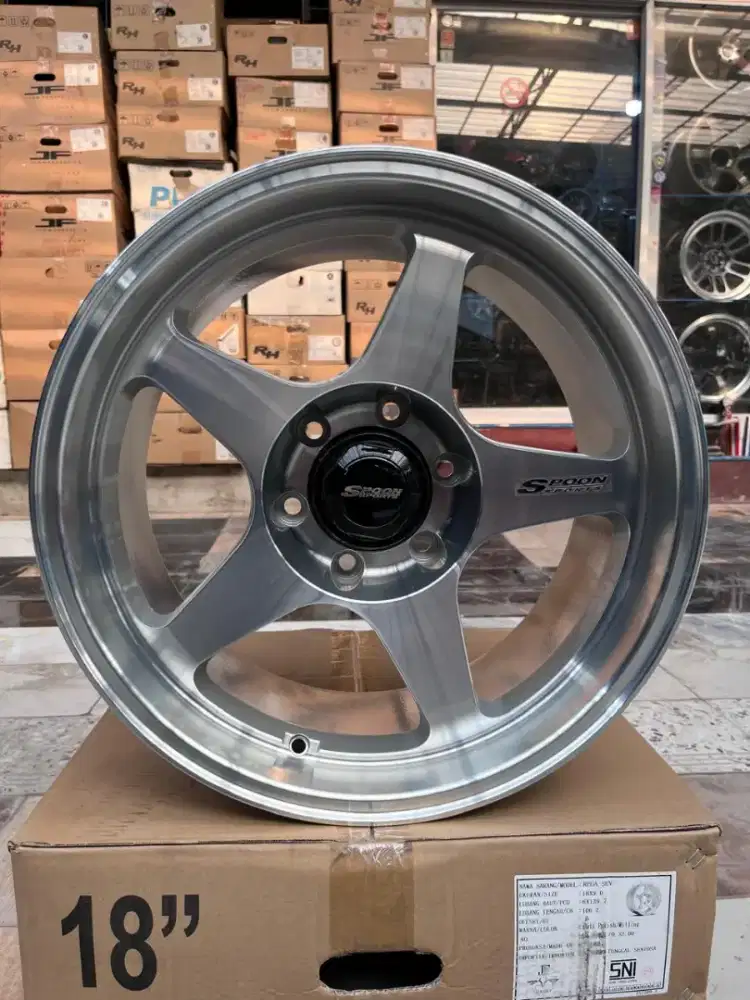 Spoon evo regamaster ring 18x9 Pcd 6x139,7 ET 0 fortuner pajero