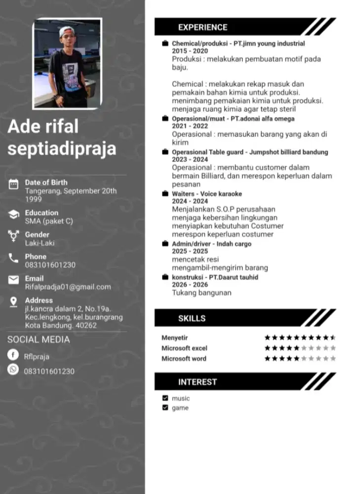 Mencari pekerjaan