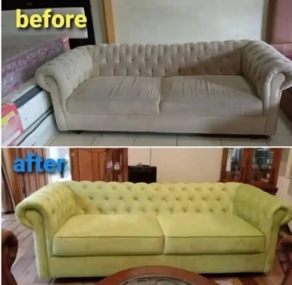 Upgrade sofa lama kembali baru